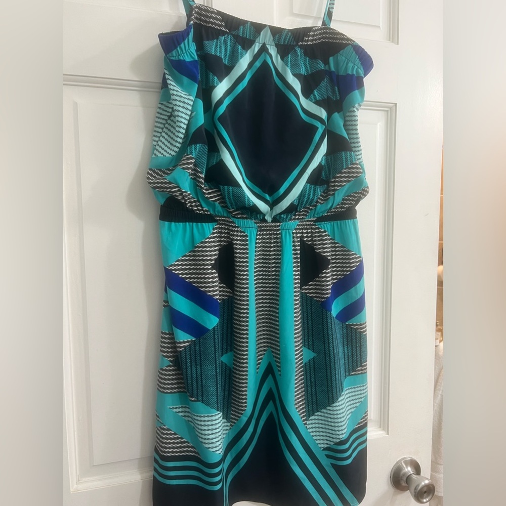 Maxie dress . Can wear with straps or remove them .